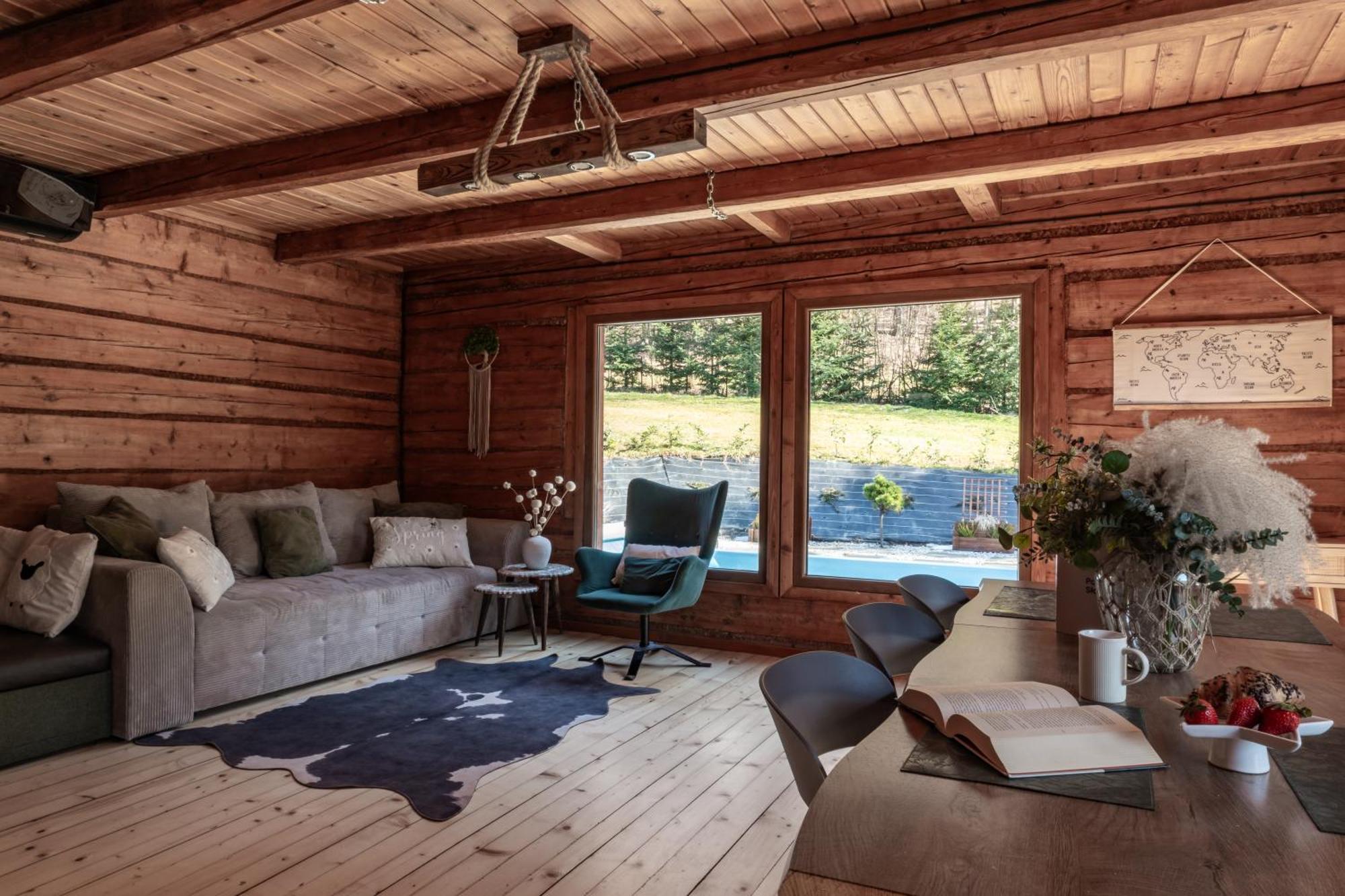 Polana Slowikowa 5 Star- Domek W Gorach Z Jacuzzi, Sauna,Basen,Ogrod Z Lasem, Kominek I Narty Stroza  Exterior foto